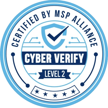 Cybersecurity trust certification badge